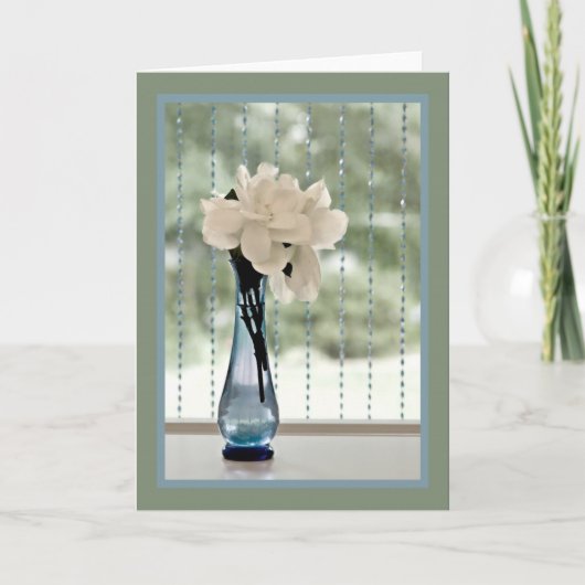 染められたGardenia カード (正面)