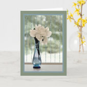 染められたGardenia カード (黄色い花)