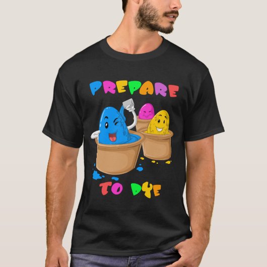 染める準備をする Tシャツ (正面)