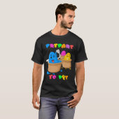 染める準備をする Tシャツ (正面フル)