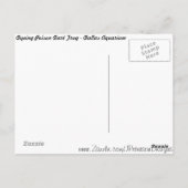 染めポイズンダーツカエル ポストカード (裏面)