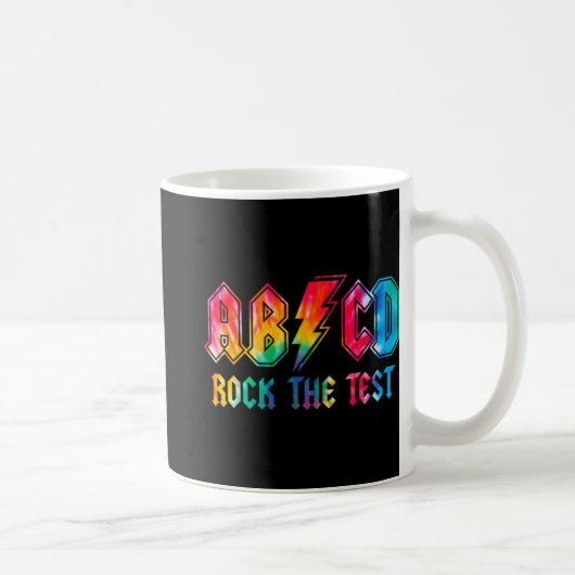 染め岩テスト日の試験先生Stu コーヒーマグカップ (右)