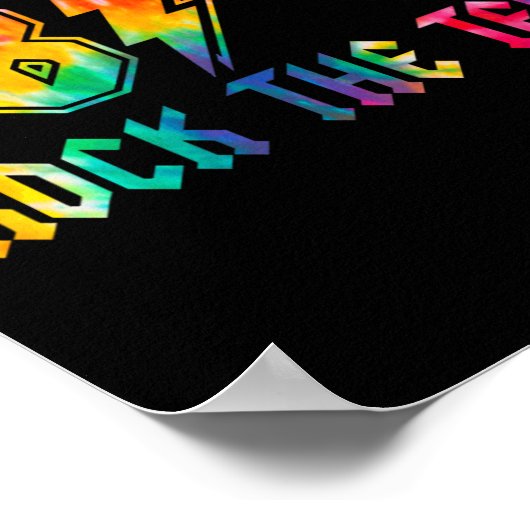 染め岩テスト日の試験先生Stu ポスター (角)