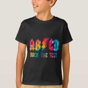 染め岩テスト日の試験先生Stu Tシャツ