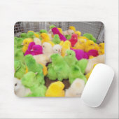 染料によって着色される市場のペンのベビーのひよこ マウスパッド (マウス)