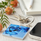 染料ハート キーホルダー (正面右)