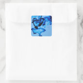 染料ハート スクエアシール (バッグ)