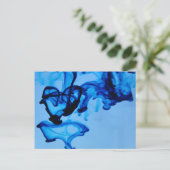 染料ハート ポストカード (スタンド正面)