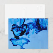 染料ハート ポストカード (正面/裏面)