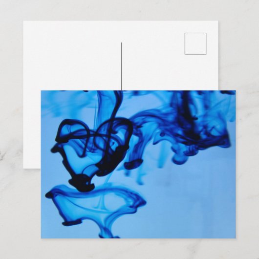 染料ハート ポストカード (正面/裏面)