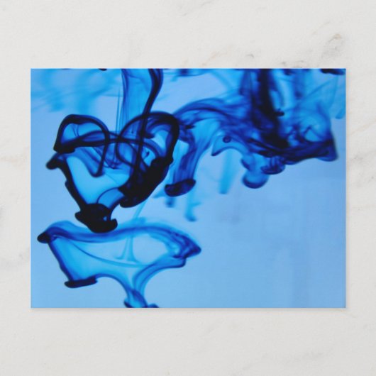 染料ハート ポストカード (正面)