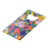 染料パターン クレジットカード栓抜き (裏面アングル)