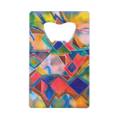 染料パターン クレジットカード栓抜き (裏面)