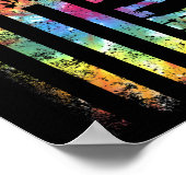 染料USフラッグランチレディ新学期 ポスター (角)