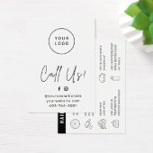 染毛染モダン毛着色アフターケアカード (デスク)