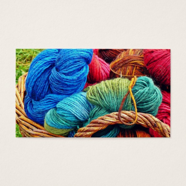 染色ウール編み物 (正面)