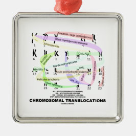 染色体の転置(Karyogram) メタルオーナメント