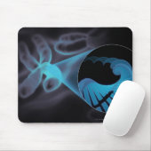 染色体のDNAの繊維の急上昇させて下さい マウスパッド (マウス)