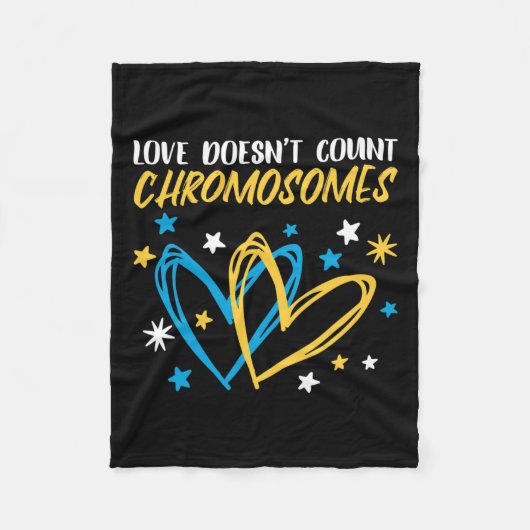 染色体を数えない フリースブランケット (正面)