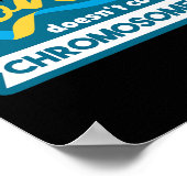 染色体世界ダウン症候群認識度日 ポスター (角)