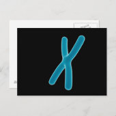 染色体3の概念的なイメージ ポストカード (正面/裏面)