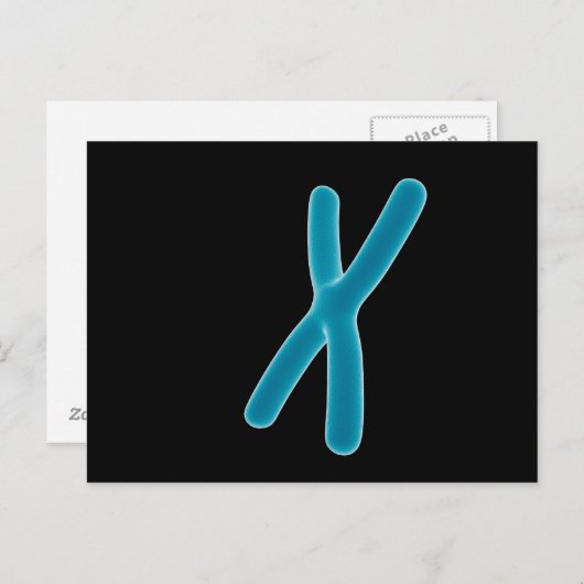 染色体3の概念的なイメージ ポストカード (正面/裏面)