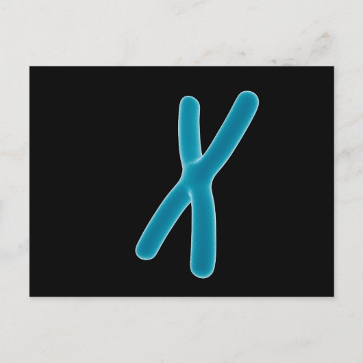 染色体3の概念的なイメージ ポストカード (正面)