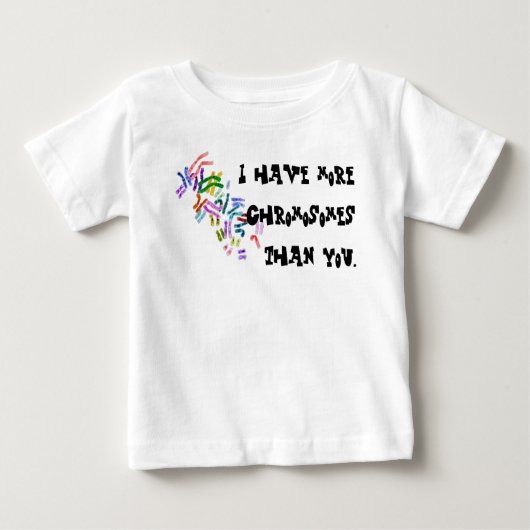 染色体 ベビーTシャツ (正面)