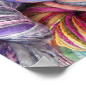 染色編み物糸 ポスター (角)