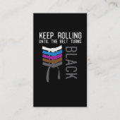 柔おもしろい十黒帯の動機 名刺 (正面)