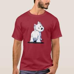 柔らかいお尻Westie Tシャツ