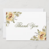 柔らかいひま結婚花 サンキューカード (正面)