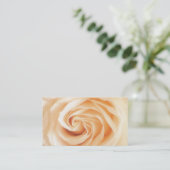 柔らかいアイボリーは上がりました 名刺 (スタンド正面)