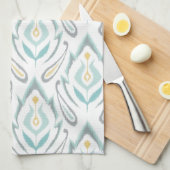 柔らかいイカット キッチンタオル (四つ折り)