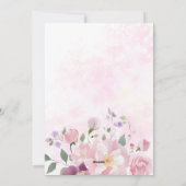 柔らかいエレガント牡丹の写真の母の日 シーズンカード (裏面)