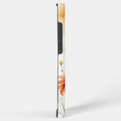 柔らかいオレンジと黄色の花 SAMSUNG GALAXYケース (右側面)