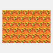 柔らかいオレンジ色の果実の美学 ラッピングペーパーシート (正面)