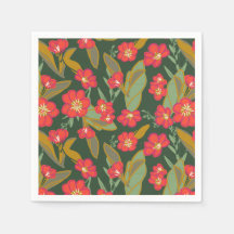 柔らかいカリブの熱帯フローラ