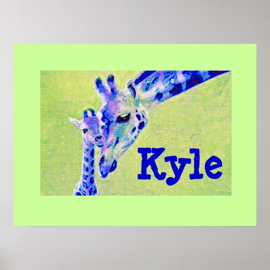 柔らかいキリン ポスター (正面)