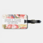 柔らかいケシI ラゲッジタグ (裏面横)