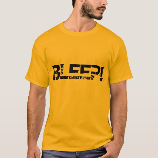 柔らかいコットンTシャツby SERENITY - BLEEP TEES Tシャツ (正面)
