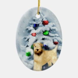 柔らかいコーティングされたホイアテンテリアのクリスマスオーナメント セラミックオーナメント