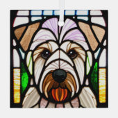 柔らかいコーティングされたホイアテンテリア"ステンドグラス" ガラスオーナメント (裏面)