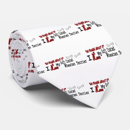 柔らかいコーティングされたホエテンのテリアのギフト ネクタイ (ロール)