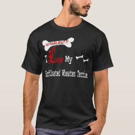 柔らかいコーティングされたホエテンのテリアのギフト Tシャツ