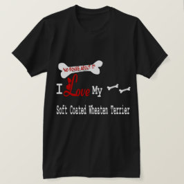 柔らかいコーティングされたホエテンのテリアのギフト Tシャツ