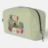 柔らかいコーティングされたホエトーテリアカラフルの花が緑 ドップキット (右コーナー)