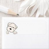 柔らかいコーティングされたホートテリアのぞき ラベル (インサイチュ)