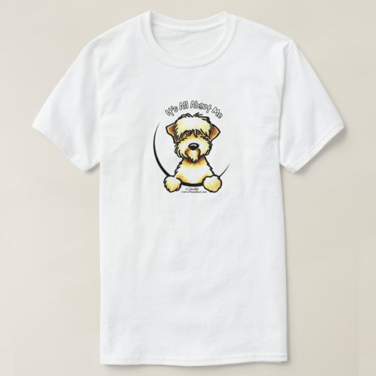 柔らかいコートのウィーテン・テリア私の周り Tシャツ (デザイン正面)