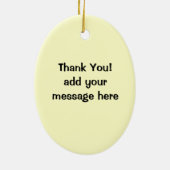 柔らかいサーブのアイスクリームコーンのウエファーチョコレートバニラ セラミックオーナメント (裏面)